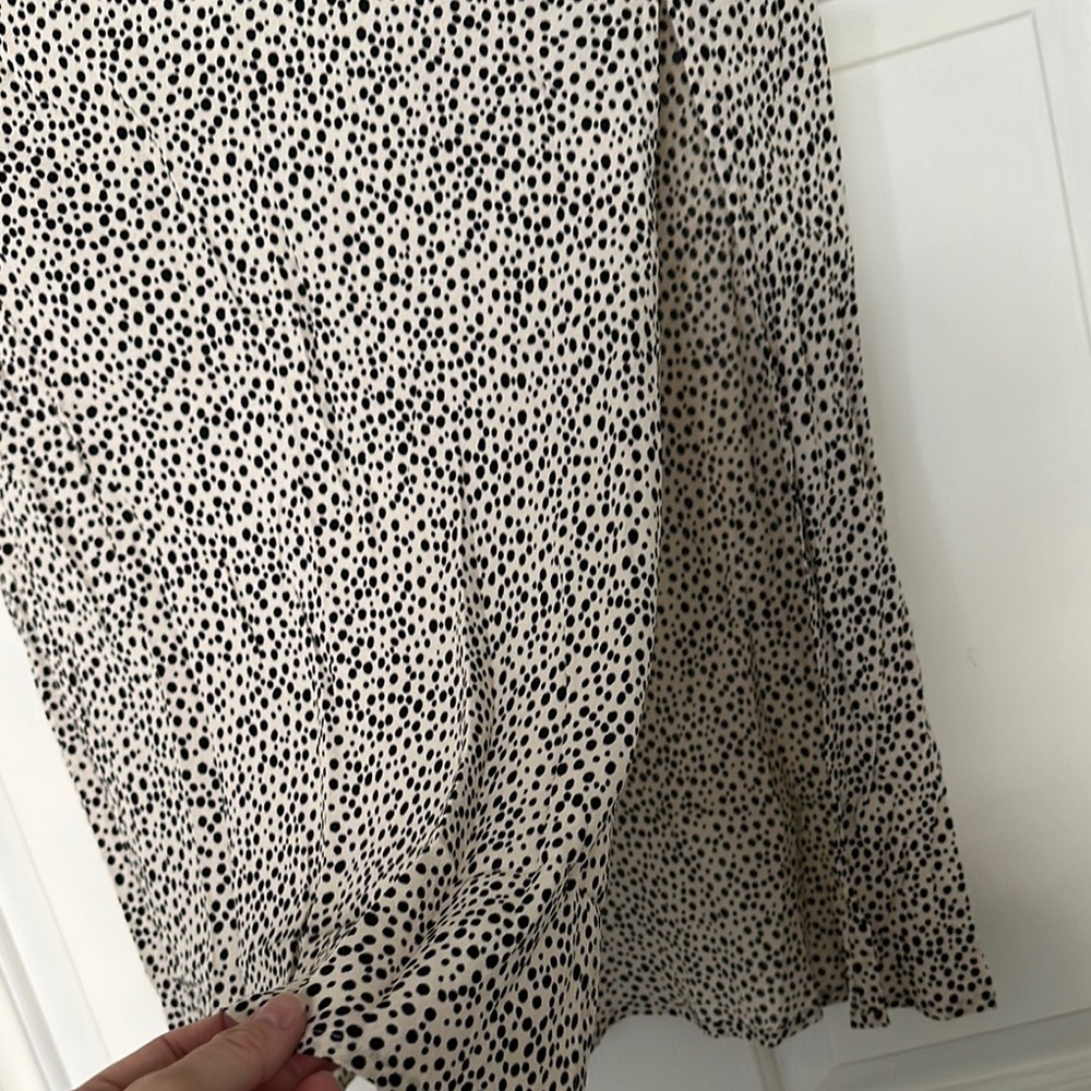 Black and White Polka Dot Skirt - Picture 2 of 3